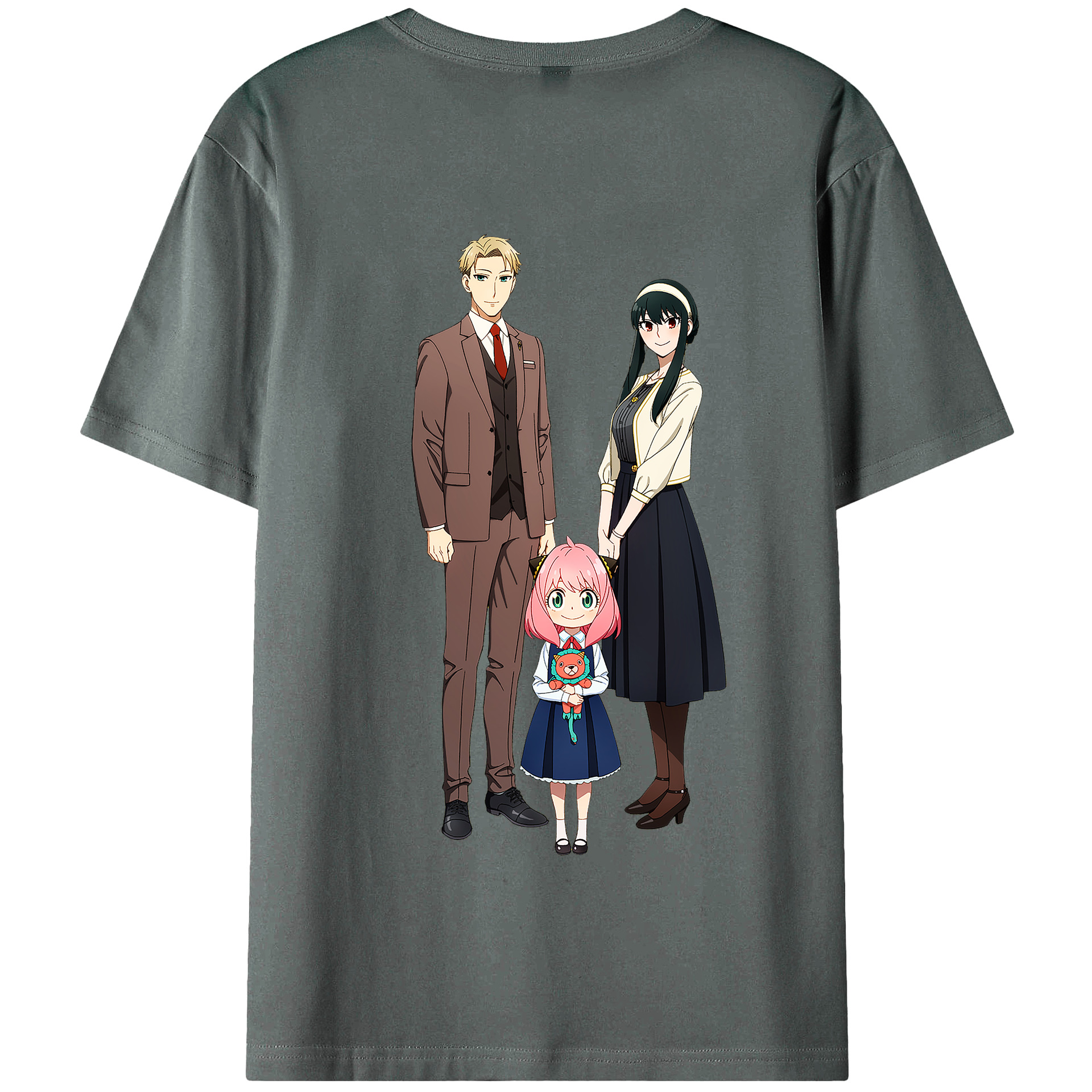 （画像用） SPY×FAMILY间谍家家酒 綿100％半袖Tシャツ（背面プリント）